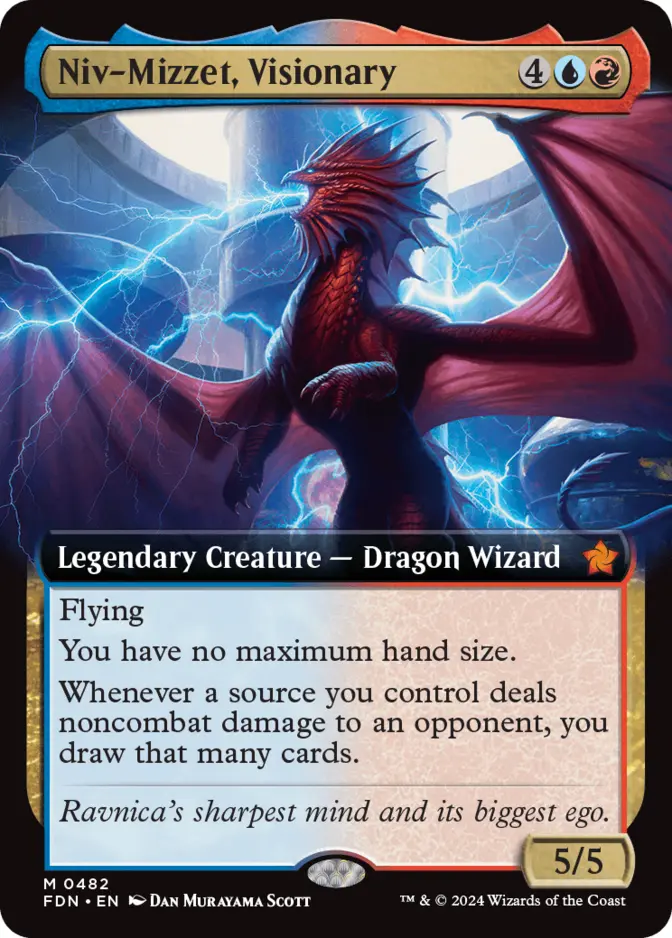 Niv-Mizzet, Visionary <extended> [FDN]