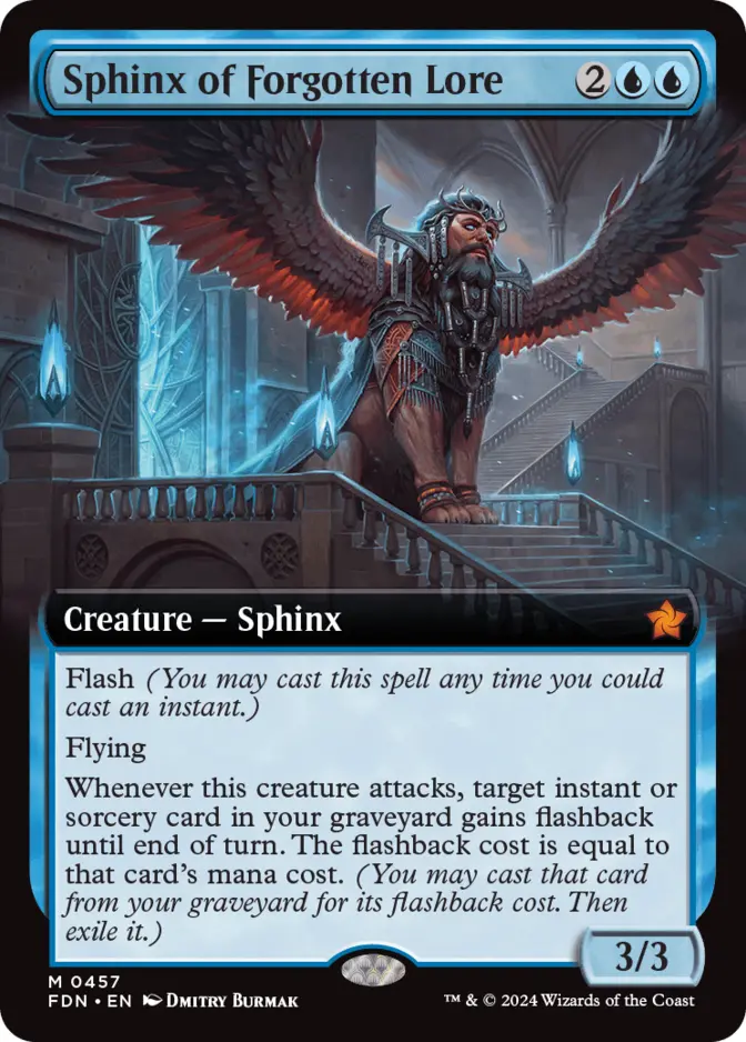 Sphinx of Forgotten Lore <extended> [FDN]