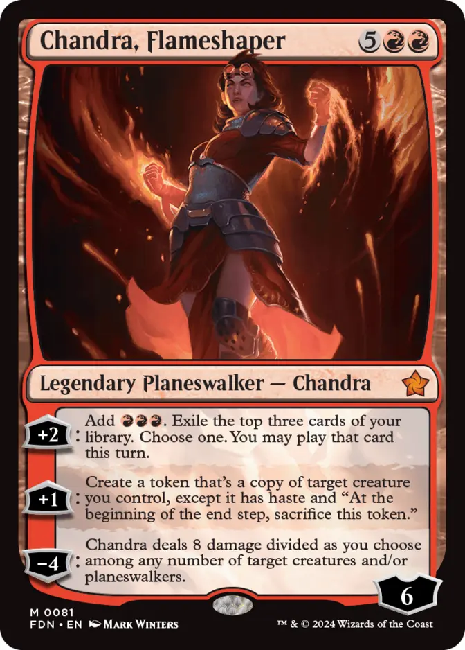 Chandra, Flameshaper [FDN]
