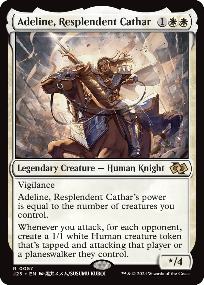 Adeline, Resplendent Cathar <anime> [J25]