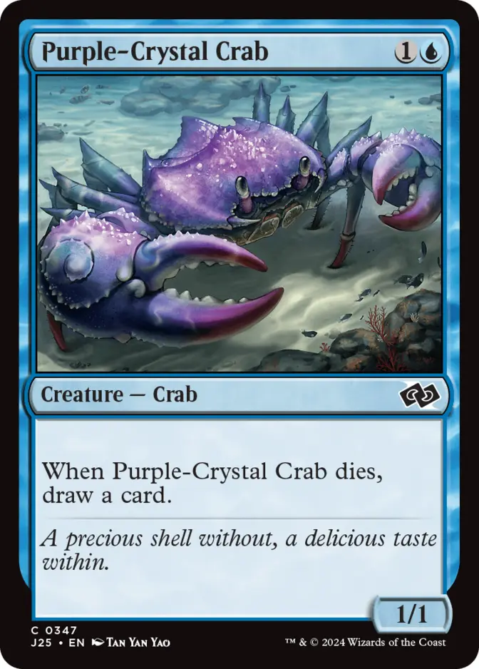 Purple-Crystal Crab [J25]
