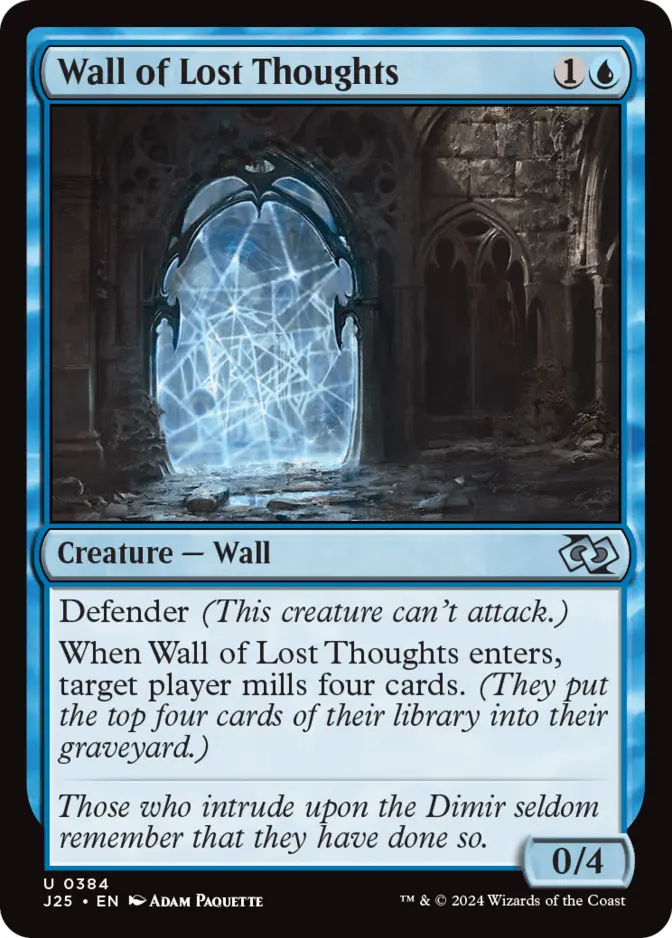 Wall of Lost Thoughts [J25]