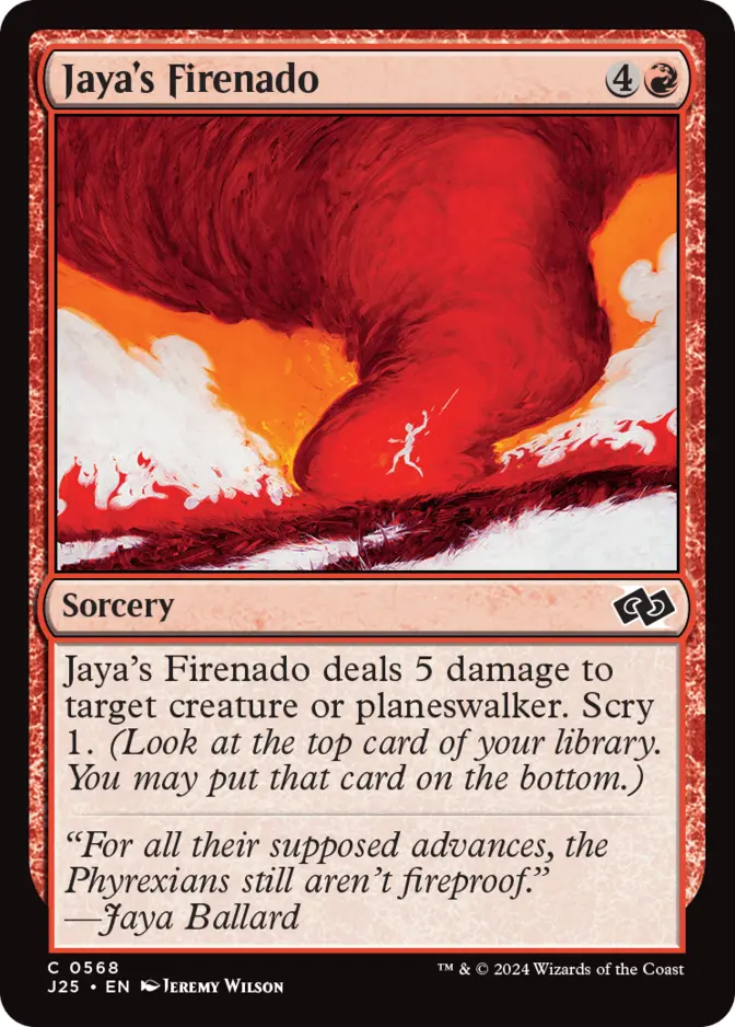 Jaya's Firenado [J25]