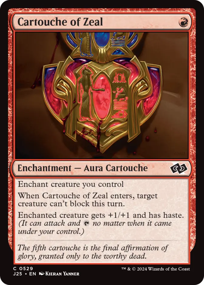 Cartouche of Zeal [J25]