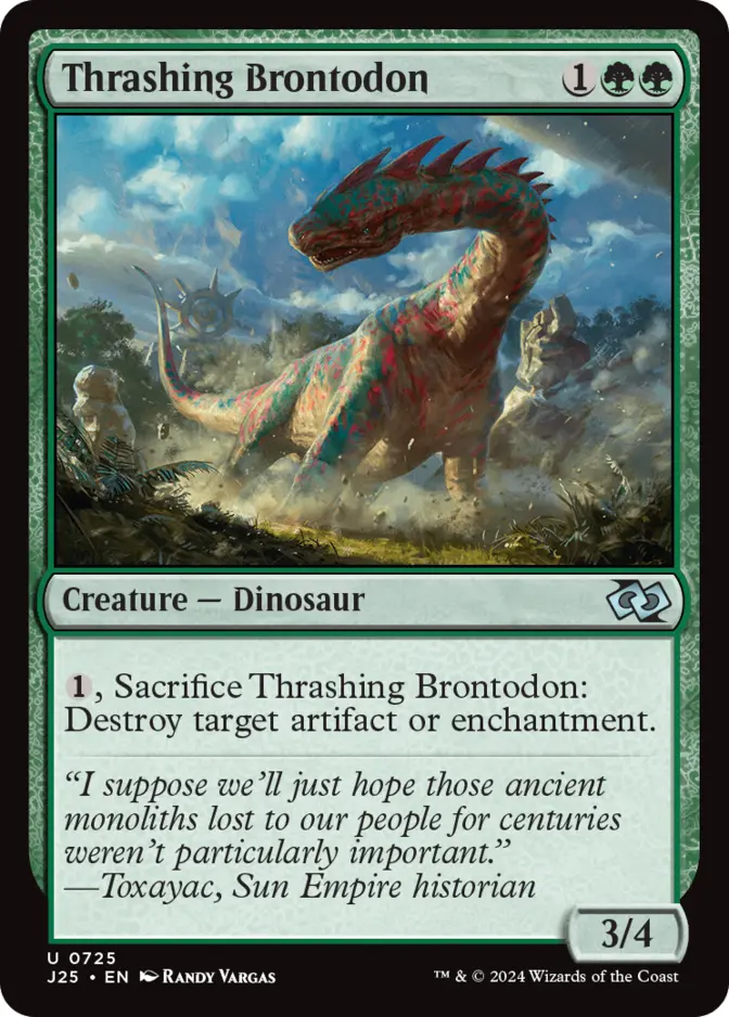 Thrashing Brontodon [J25]