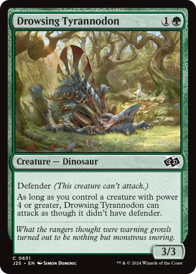 Drowsing Tyrannodon [J25]