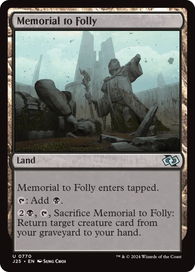Memorial to Folly [J25]