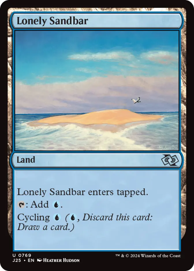 Lonely Sandbar [J25]