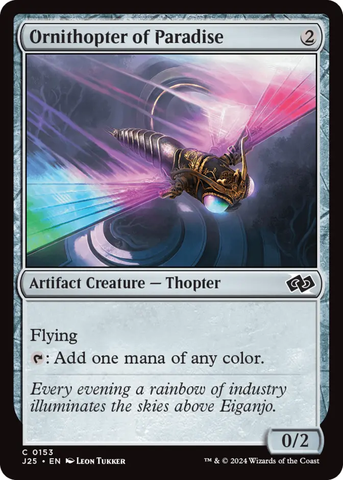 Ornithopter of Paradise [J25]