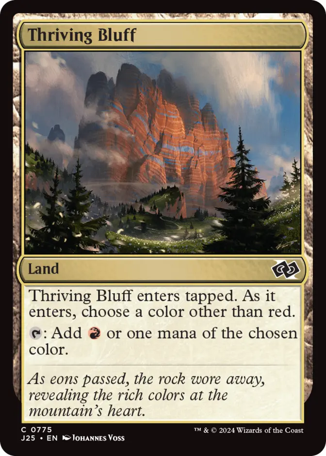 Thriving Bluff [J25]