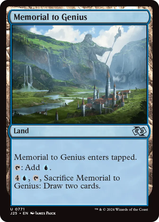 Memorial to Genius [J25]