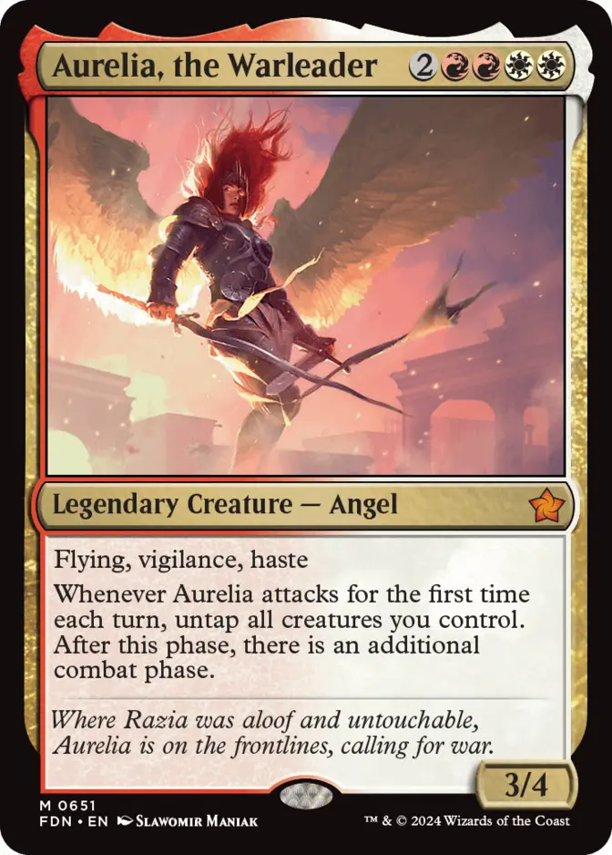 Aurelia, the Warleader [FDN]