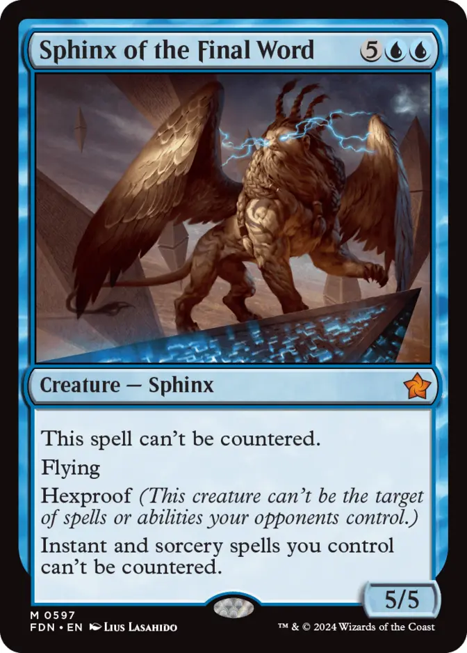 Sphinx of the Final Word [FDN]