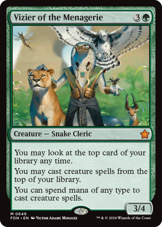 Vizier of the Menagerie [FDN]