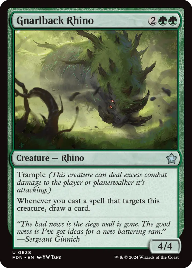 Gnarlback Rhino [FDN]