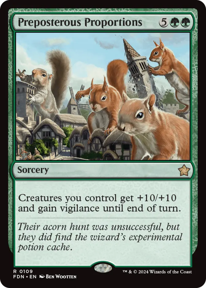 Preposterous Proportions [FDN]