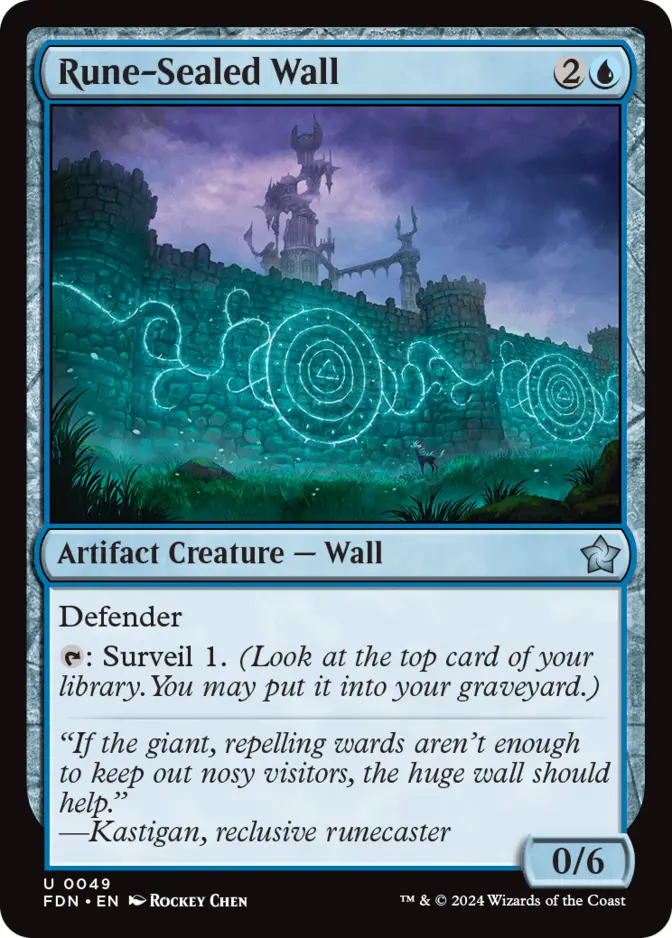 Rune-Sealed Wall [FDN] (F)