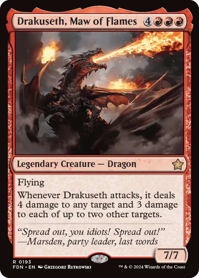 Drakuseth, Maw of Flames [FDN]