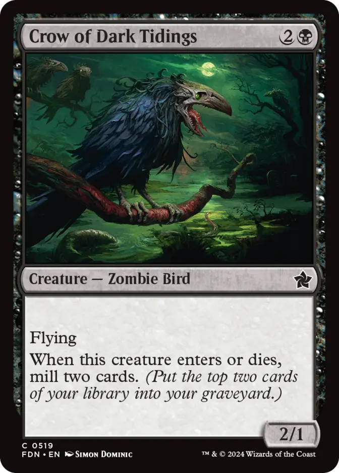 Crow of Dark Tidings <beginner box> [FDN]