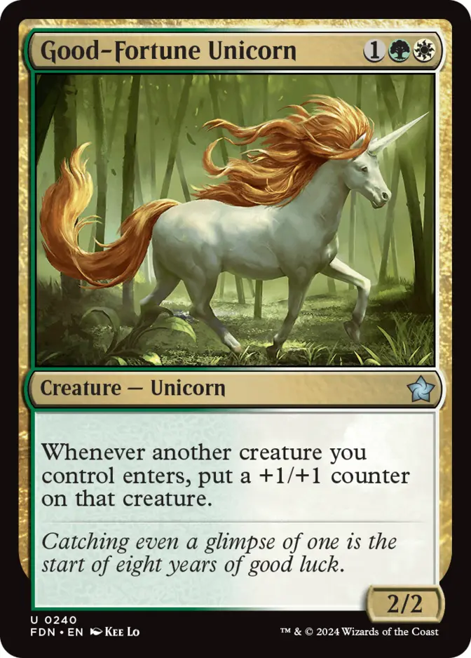 Good-Fortune Unicorn [FDN]