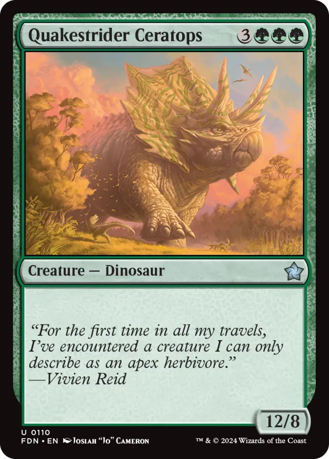 Quakestrider Ceratops [FDN]