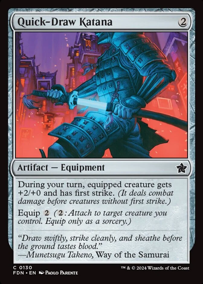 Quick-Draw Katana [FDN]