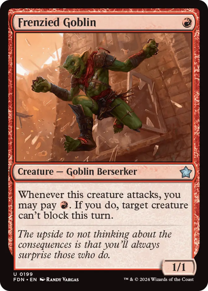 Frenzied Goblin [FDN]