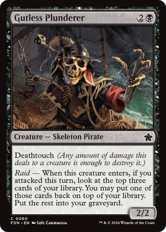 Gutless Plunderer [FDN] (F)