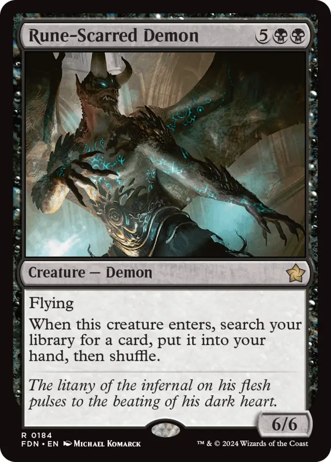 Rune-Scarred Demon [FDN] (F)