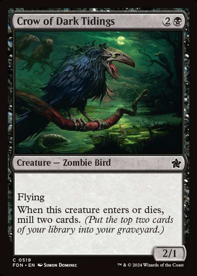 Crow of Dark Tidings [FDN]