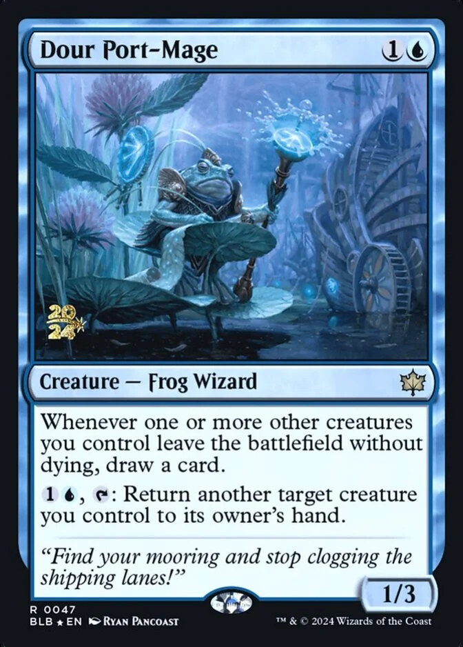 Dour Port-Mage <prerelease> [BLB] (F)