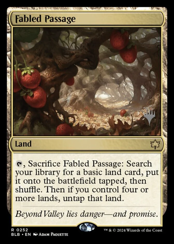 Fabled Passage <planeswalker stamp> [BLB] (F)