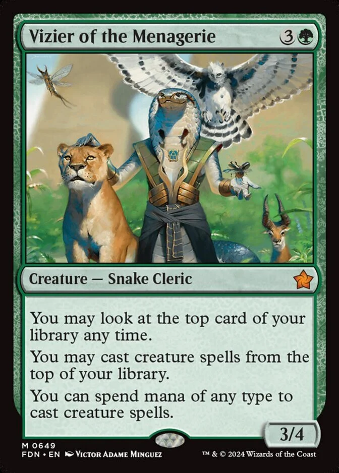 Vizier of the Menagerie <beginner box> [FDN]