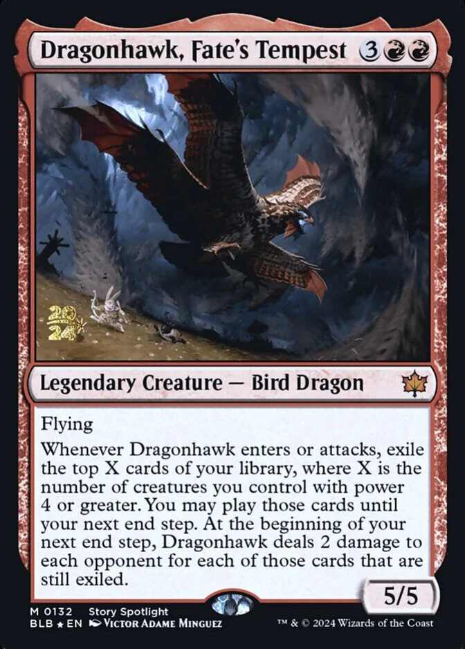 Dragonhawk, Fate's Tempest <prerelease> [BLB] (F)