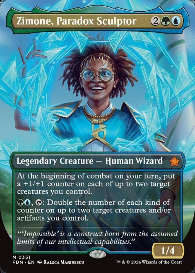 Zimone, Paradox Sculptor <borderless> [FDN] (F)