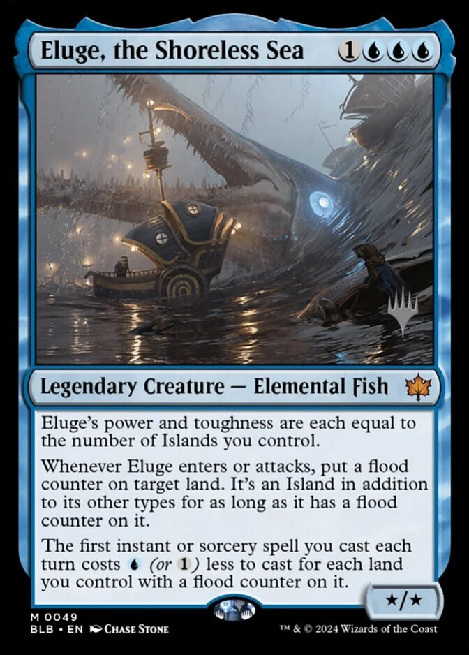 Eluge, the Shoreless Sea <planeswalker stamp> [BLB] (F)