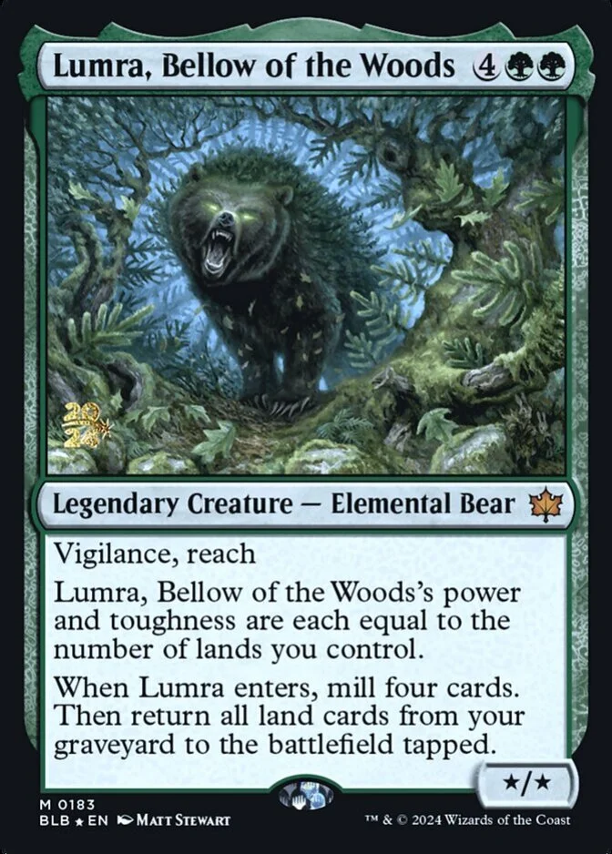 Lumra, Bellow of the Woods <prerelease> [BLB] (F)