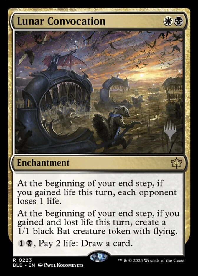 Lunar Convocation <planeswalker stamp> [BLB] (F)
