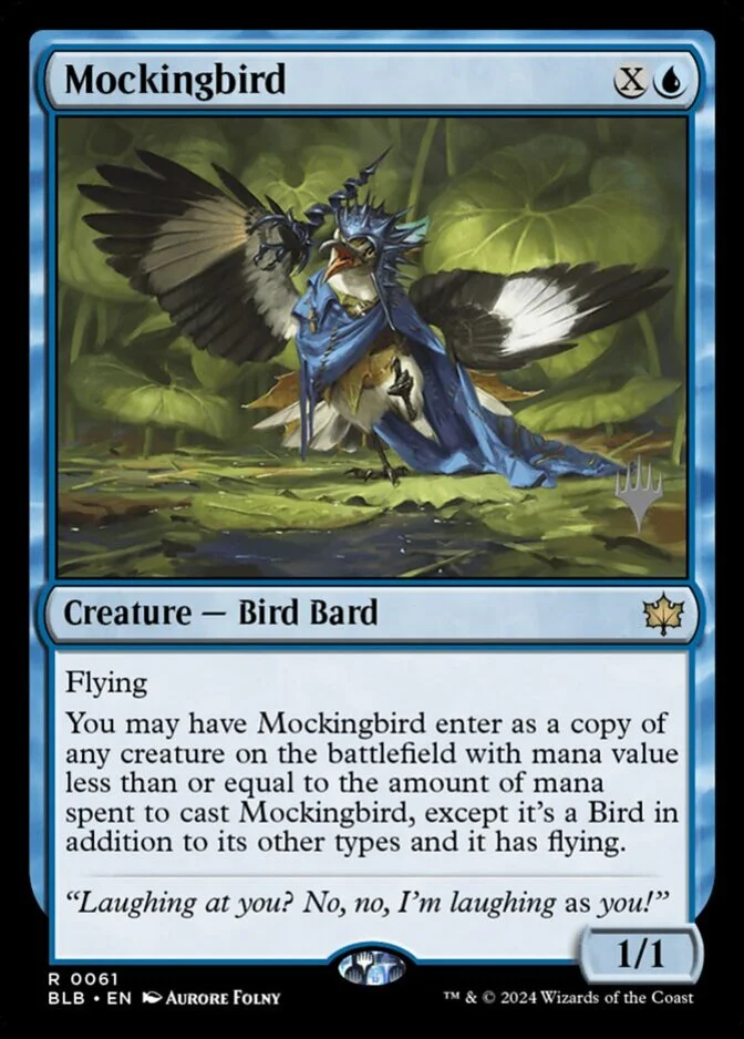 Mockingbird <planeswalker stamp> [BLB]