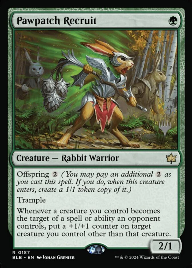 Pawpatch Recruit <planeswalker stamp> [BLB] (F)