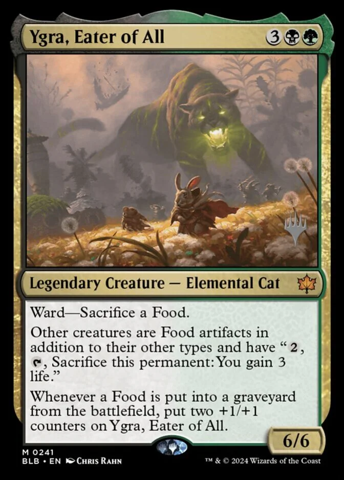 Ygra, Eater of All <planeswalker stamp> [BLB]