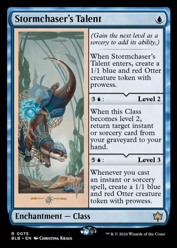 Stormchaser's Talent <planeswalker stamp> [BLB]