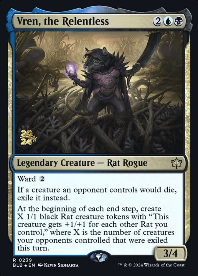 Vren, the Relentless <prerelease> [BLB] (F)