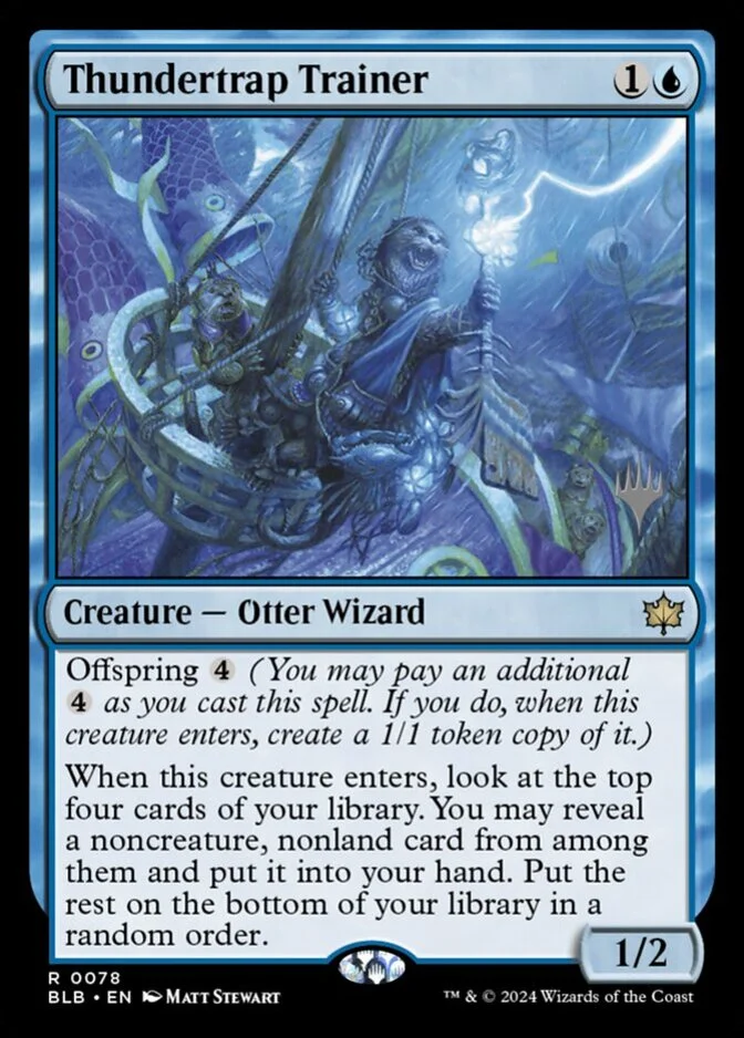 Thundertrap Trainer <planeswalker stamp> [BLB]