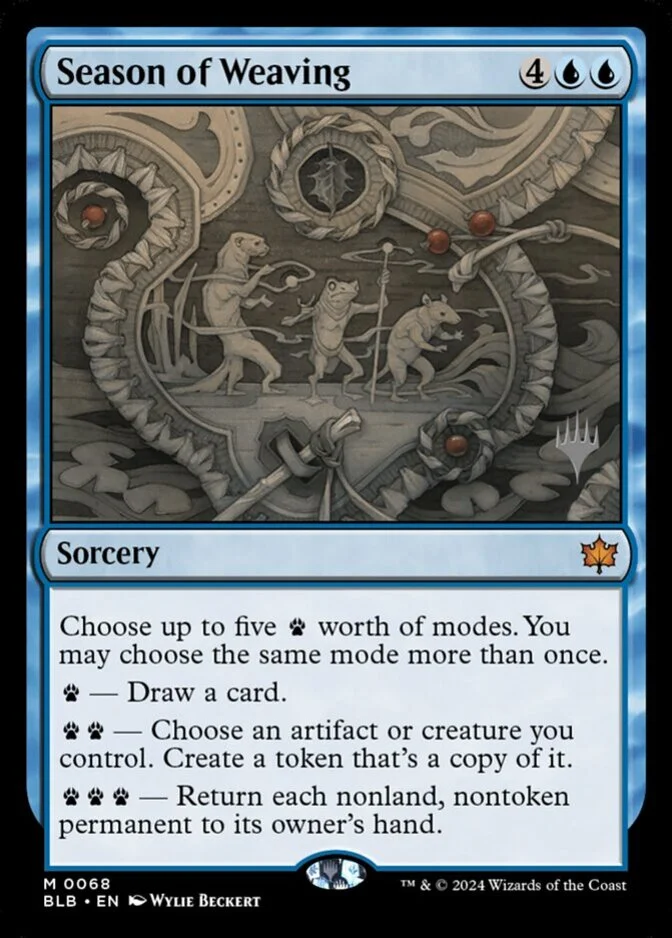 Season of Weaving <planeswalker stamp> [BLB] (F)