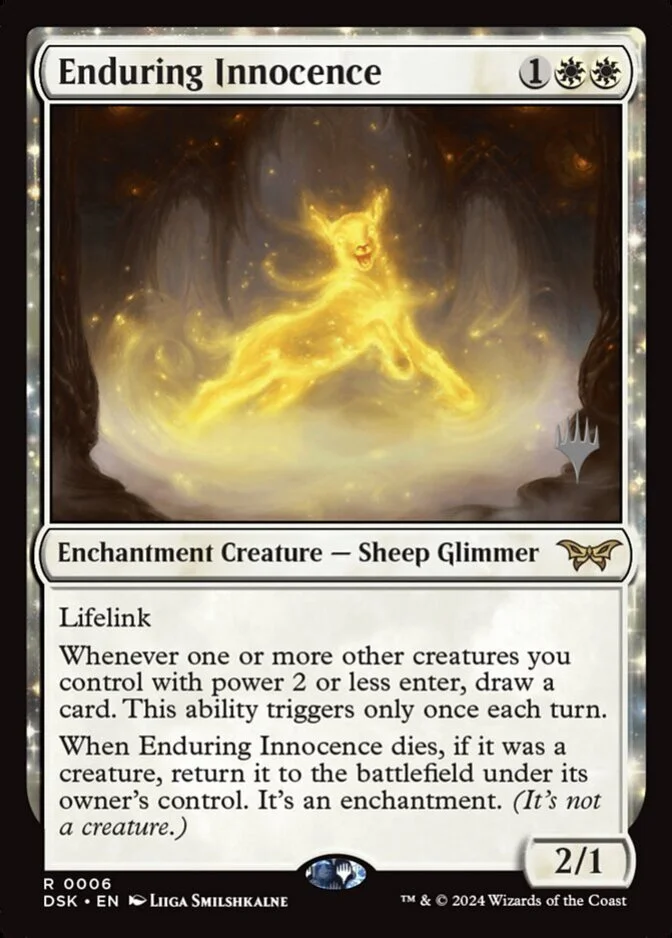 Enduring Innocence <planeswalker stamp> [DSK]