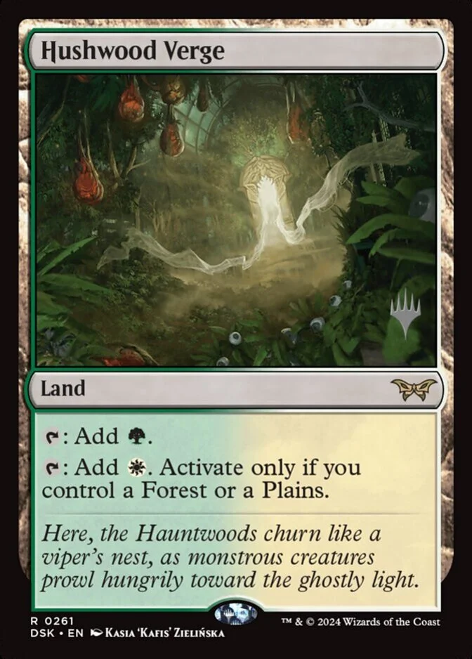 Hushwood Verge <planeswalker stamp> [DSK] (F)