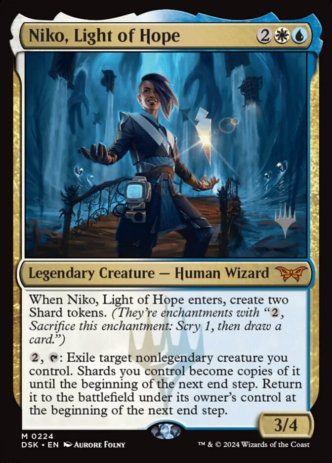 Niko, Light of Hope <planeswalker stamp> [DSK]