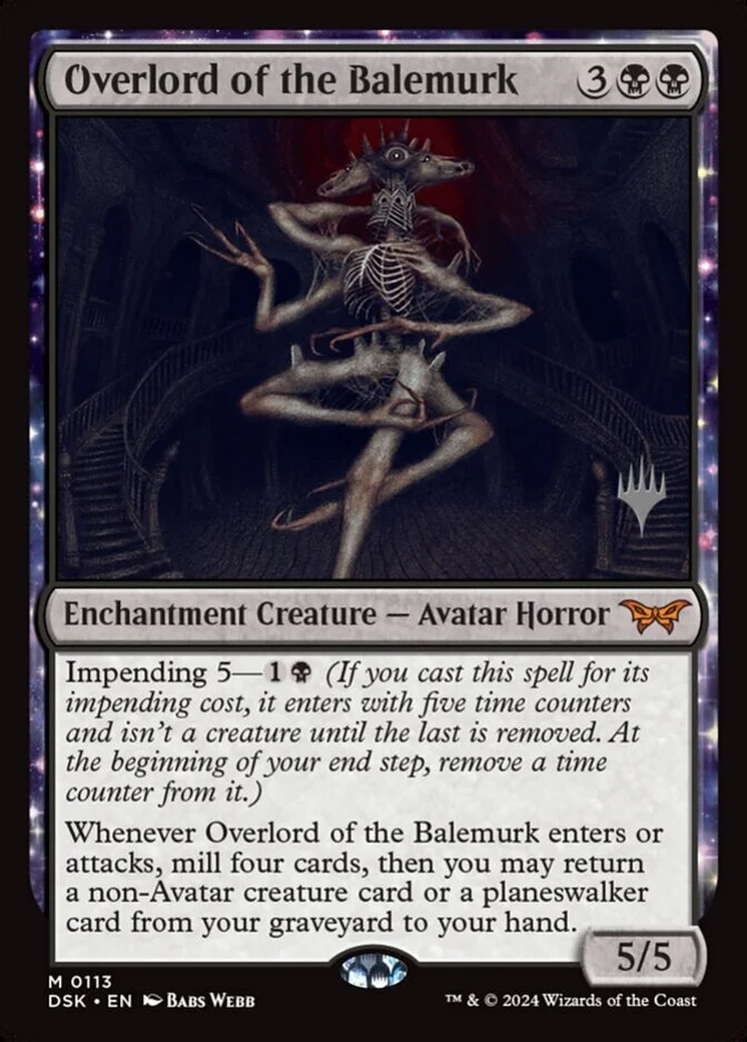Overlord of the Balemurk <planeswalker stamp> [DSK] (F)