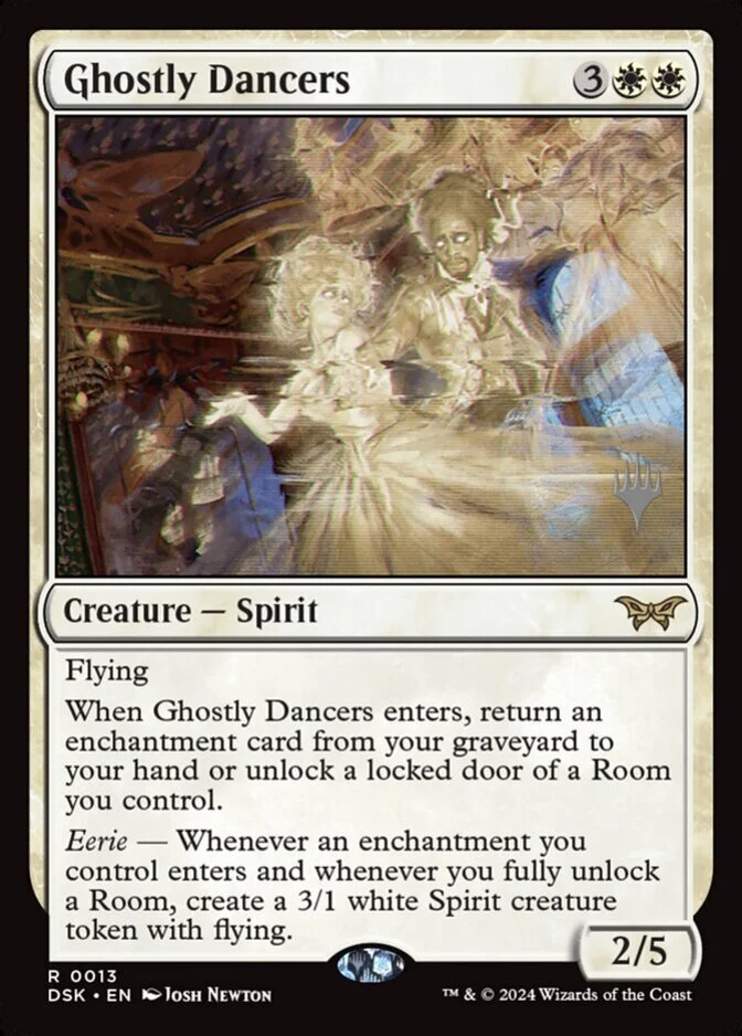 Ghostly Dancers <planeswalker stamp> [DSK] (F)